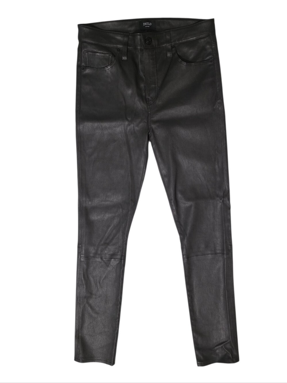DSTLD Black Lamb Leather Leggings Pants sz 29